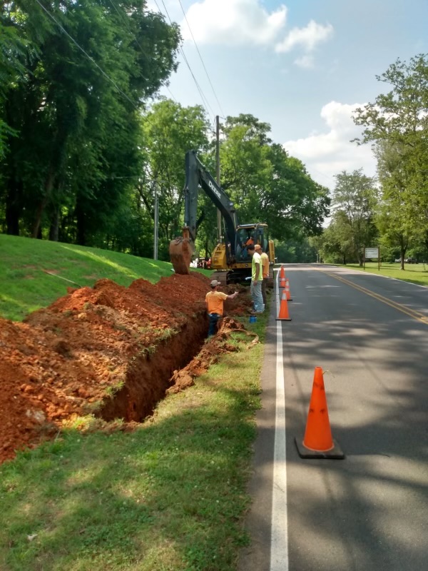 Joe Wheeler State Park waterline Relocation
